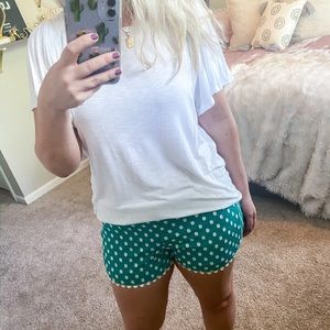 Judith March Green Dot Shorts - M